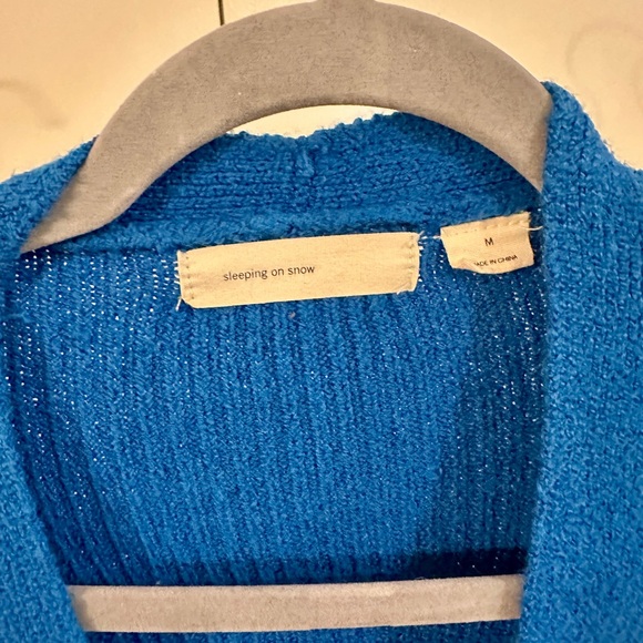 Anthropologie Vibrant Blue Cardigan - Picture 3 of 3